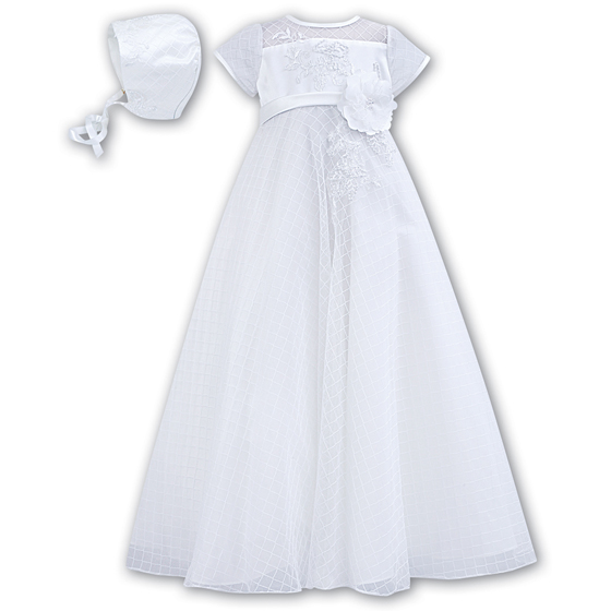 Sarah Louise Christening Gown and Bonnet 1040
